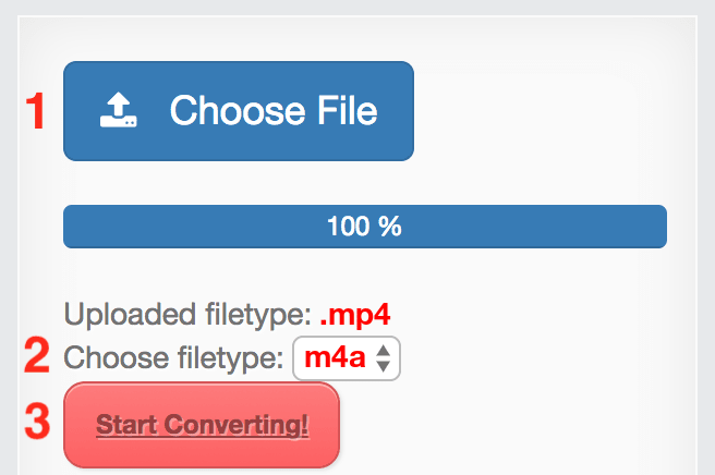How to convert MP4 files online to M4A
